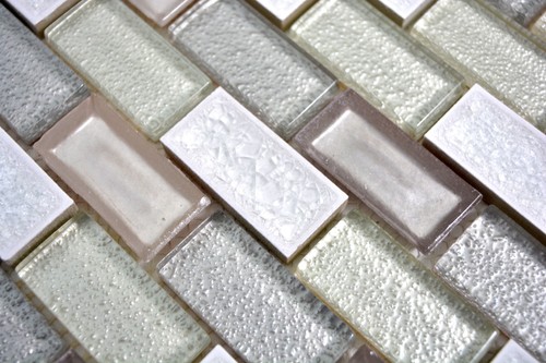 Mosaïque translucide brique