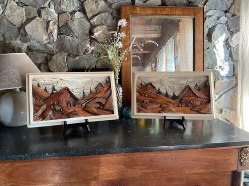 Ancien paire tableaux - de,