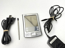 Vintage PalmOne Tungsten E2 PDA Handheld Organizer Stylus Charger USB Cable