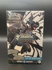Pokémon TCG Bundle EV10.5 Foudre Noire FR Neuf Scellé 6 Boosters Cartes Boîte