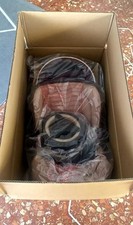 Poussette 3 en 1 Bébé Combinée Siège-Auto Nacelle Trio Réversible cuir pu.MARRON