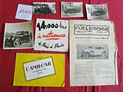 17102 amilcar photos - n°17102,