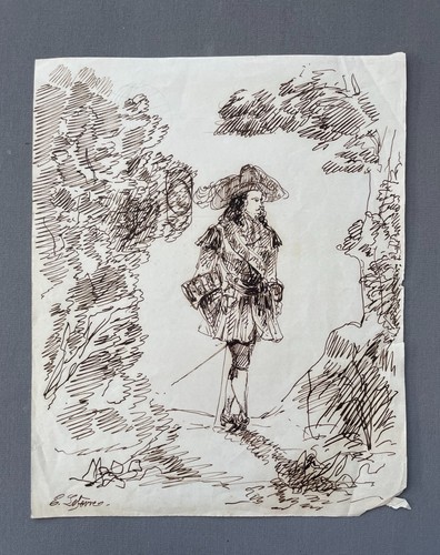Mousquetaire dessin ancien - mousquetaire,,