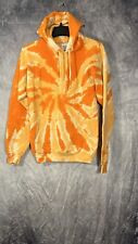port company Tie Dye Pullover Hoodie Orange Size Small Men’s With Epic Crew Prnt