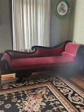 American Empire Mahogany Chaise