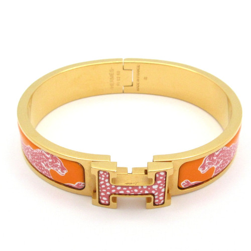 Hermes clic gold orange - gold,