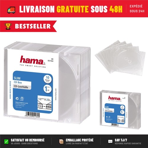 Hama boîtier slim - boîtier,