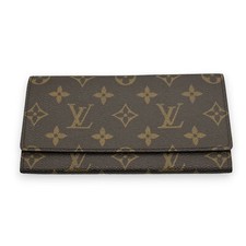 Louis Vuitton Portefeuille 3 Cult Credit M61818 Monogram Long Leather Wallet
