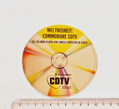 Autocollant commodore cdtv - autocollant,