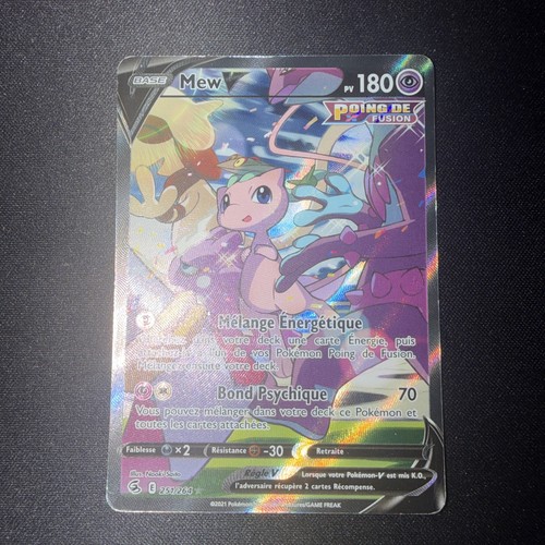 Carte pokémon mew full art - pokémon,