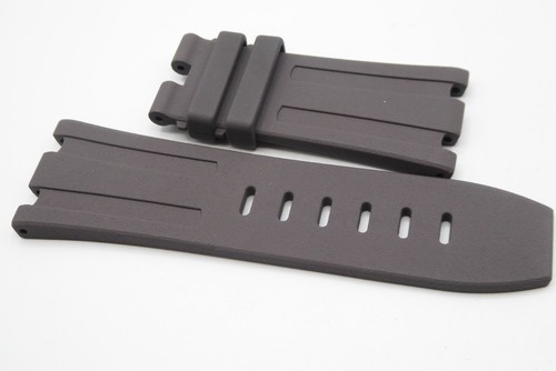 Bracelet caoutchouc brun - en,