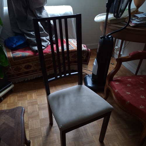 Table bois maron - maron+et, 6