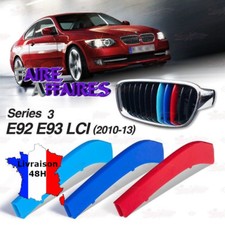 3 Clip bandes Grille Calandre BMW M Motorsport Performance E92 E93 LCI 320D 325D