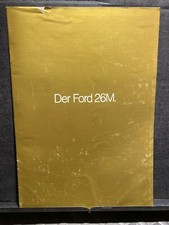 ORIGINAL NEW CAR DEALERSHIP BROCHURE DER FORD 26M GERMAN FORD ALL IN GERMAN B