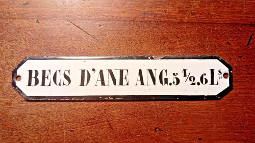 Ancienne plaque émaillée - ancienne,
