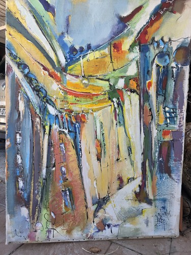Tableau peinture abstraite sur