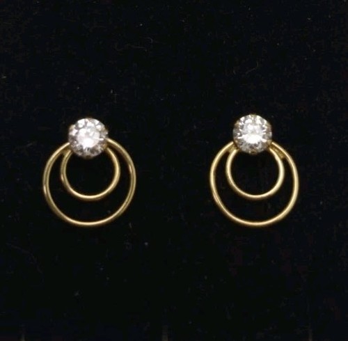 Boucles oreilles or 18k - boucles,
