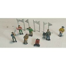 6X Figurines De Golf & 2 Chariots De Golf (Échelle N 1/148) Langley A133