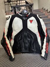 Dainese Super Rider Top Tier Leather Motorcycle Racing Track Day Jacket Euro 56