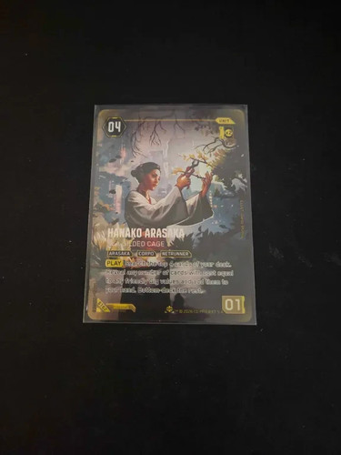 Cyberpunk tcg hanako arasaka - tcg,