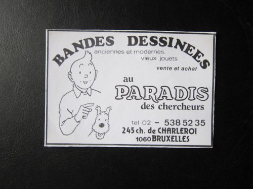 Autocollant tintin paradis - autocollant,