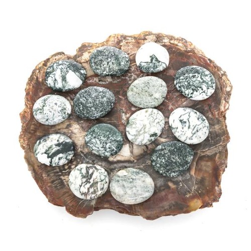 Galet agate mousse qualité - galet,