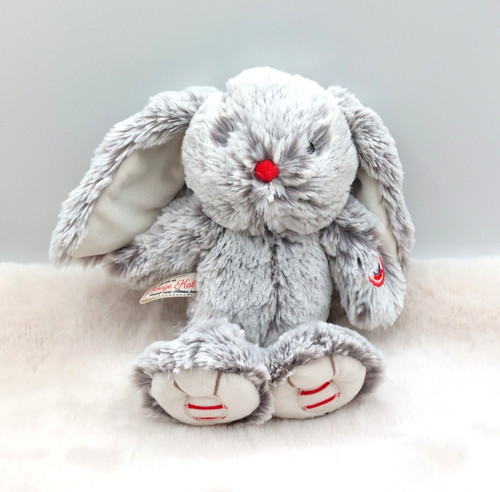 Peluche doudou lapin - , gris