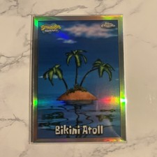 2025 Topps Chrome SpongeBob SquarePants Anniversary #157 Bikini Atoll Refractor