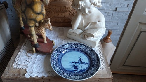 Assiette faïence delft - assiette,