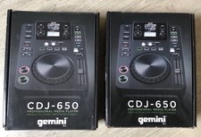 x2 Gemini CDJ-650 | CD - MP3