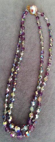 Collier ancien rangs perles - 2,
