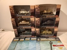 Lot 6 Chars Altaya 1/43 en