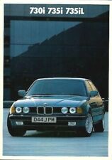 BMW 7-Series E32 1986-1987 UK Market Sales Brochure 730i, 735i, SE, 735iL