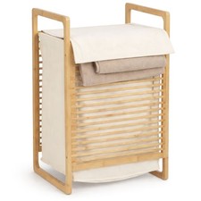 Panier À Linge En Bambou Avec