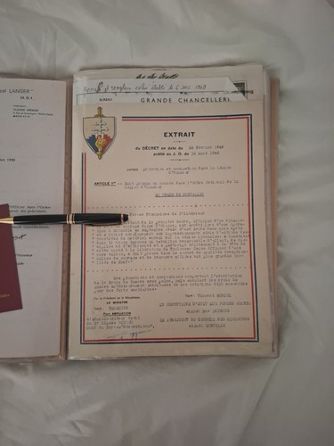 Lot documents citation diplome - citation,