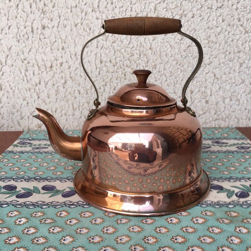 Bouilloire cuivre 17cm idéal - bouilloire,