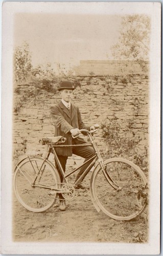 Bicycle themes photo card - -,
