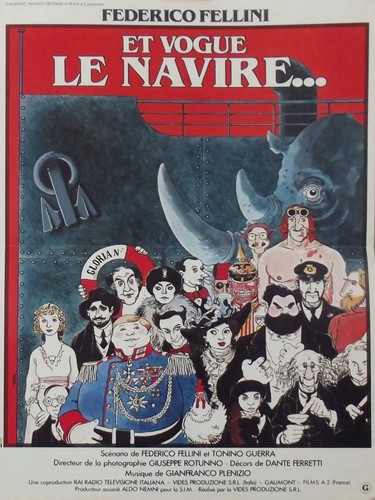 Vogue navire affiche - le,