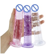 Flexible Dildo-Realistic Jelly