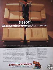 ADVERTISEMENT L'UNIVERS DU CUIR SALON 5990 F CHEAPER YOU DIE GLOBAL SPECIALIST