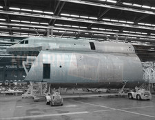 Lockheed C-5A Galaxy Forward Fuselage - USAF - Original Photo 28 Sept 1967