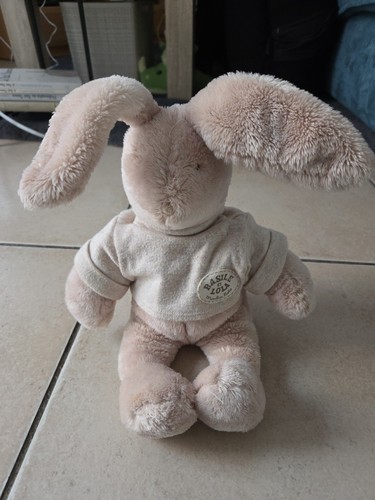 Doudou peluche lapin basile - basile, et