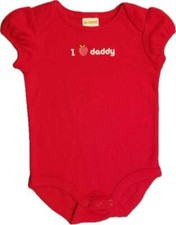 Gymboree Red I Love Daddy