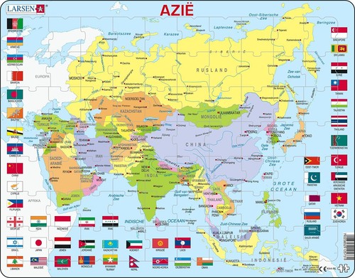 Larsen k44 mappa politica - mappa,