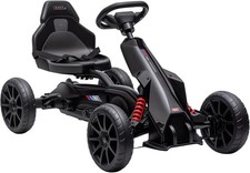 HOMCOM Kart à pédales pour Enfants, go-Kart pour Enfant, avec siège Ajustable