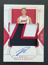 Pelle Larsson 2024-25 Panini National Treasures Rookie Patch Auto RPA 26/49 #149