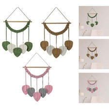 Tenture murale en macramé