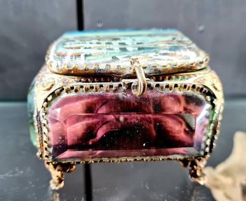 Coffret boite bijoux verre - coffret,