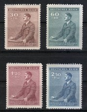 Bohême & Moravie 1942 MNH Mi 85-88 Sc B9-B12 Adolf Hitler **