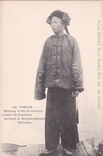 MONCAY Linh-Co Chinese Soldier Serving the French GVT Indochina Vietnam China